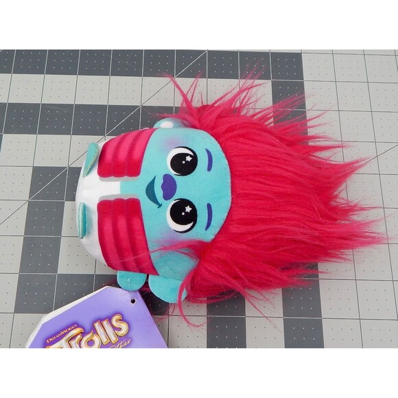 Mattel Trolls Band Together Hairmony Mixers Floyd Sound Plush Stuffed 6 In Tags - Picture 5 of 7